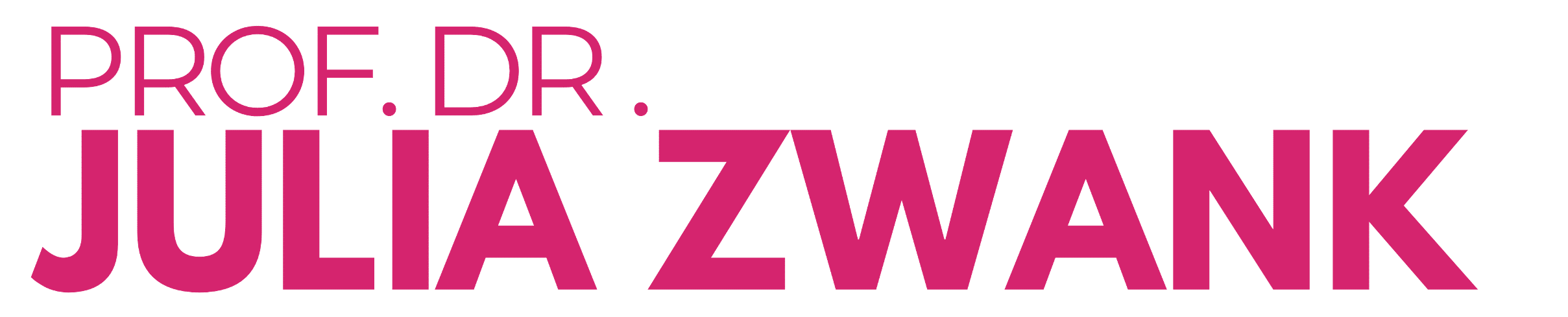 Julia Zwank Logo pink